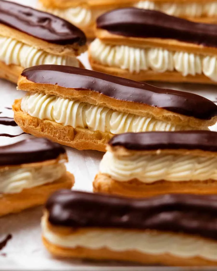 Mini Chocolate Eclairs